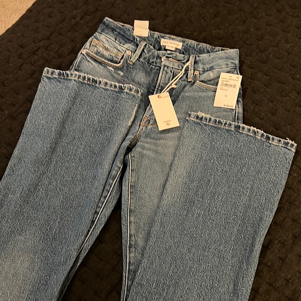 Good American flare jeans size 24